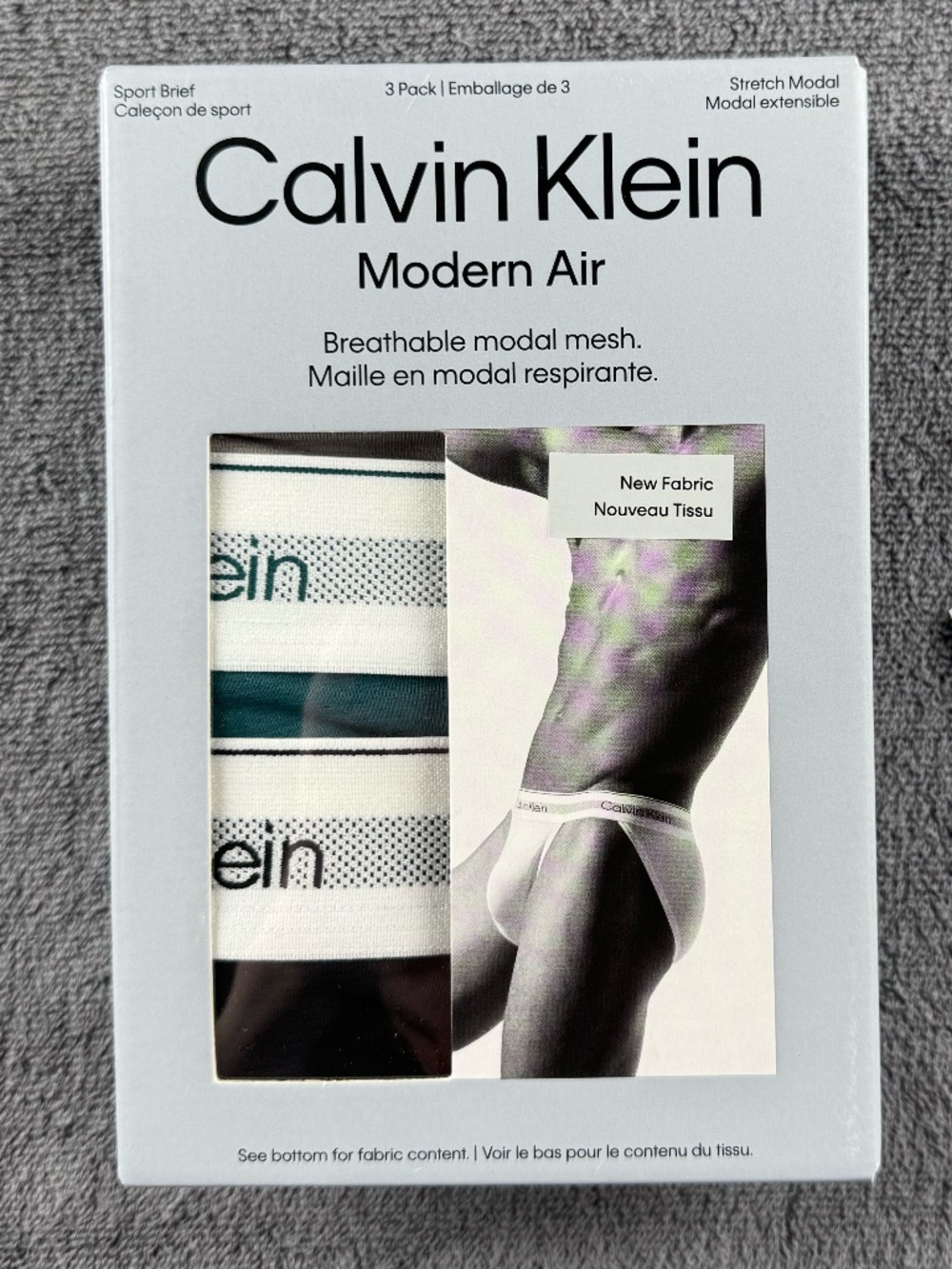 Calvin Klein Modern Air men's sport briefs - modal mesh